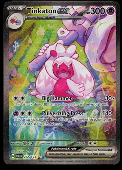 Pokemon Card - Tinkaton ex Paldea Evolved 262/193 Holo Speical Illustration Rare - Image 1