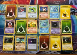 Vintage Pokemon Card Lot First Edition Shadowless 18 Cards Charmander Gastly - Image 1