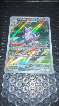 Pokemon TCG Nidoking Scarlet & Violet 151 Illustration Rare Card 174/165 - Image 1