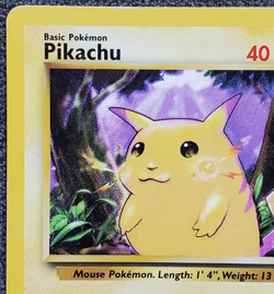 Yellow Cheeks Pikachu - Base Set - #58/102 - Vintage Pokemon Card 1999 WOTC - Image 2