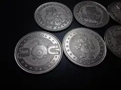Pokemon Card Meiji Promo Battle Coin x7 Abra Kadabra etc #6231 PLAY - Image 2