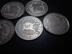 Pokemon Card Meiji Promo Battle Coin x7 Abra Kadabra etc #6231 PLAY - Image 4
