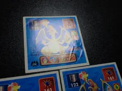 Pokemon Card Amada Sticker Non Holo Charizard x3 #6113 HEAVY PLAY - Image 2
