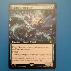 High Fae Trickster (Extended Art) LP MTG Foundations - Image 1