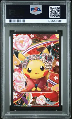 2016 POKEMON PLAYING CARDS MAIKO PIKACHU & OKUGE PIKACHU JACK OF SPADES PSA 10 - Image 2