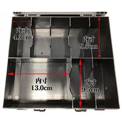 TCG Card Case Deep Black Trading Card Protect Sleeve Card Case CCG Deck Boxes, - Image 3