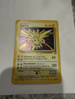 Zapdos Base Set 20/130 2 Pokemon TCG Cards - Image 1
