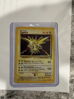 Zapdos Base Set 20/130 2 Pokemon TCG Cards - Image 3