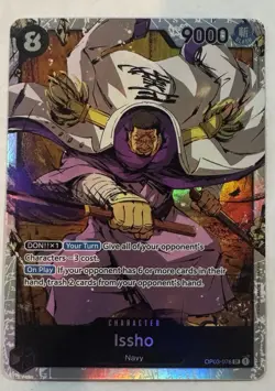 Issho OP03-078 SR Pillars of Strength One Piece Card TCG English NM - Image 1