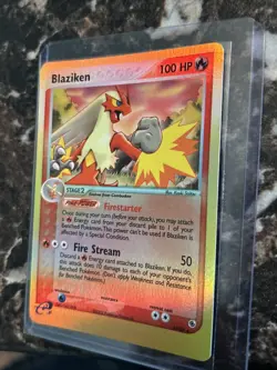 Pokemon TCG English Card ex Ruby & Sapphire Blaziken 3/109 Reverse Holo Rare - Image 2