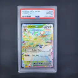 Pokemon Prismatic Evolutions Leafeon EX Double Rare Card 006/131 PSA 10 - Image 3