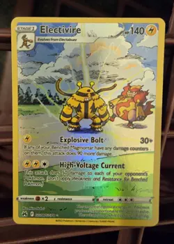 Electivire GG08/GG70 Crown Zenith Galarian Gallery NM Ultra Rare Pokemon Card - Image 1