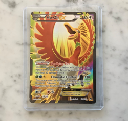 Pokemon TCG Ho-Oh EX Full Art Ultra Holo Rare Card 121/122 XY Breakpoint - Image 1