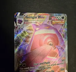 Gengar VMAX 157/264 Swsh08: Fusion Strike Holo Full Art Pokemon Card NM - Image 3