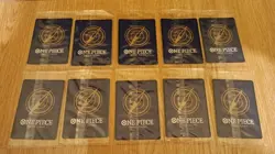 Set Of 10 Sealed Promo One Piece Card Treasure Booster Monkey.D.Luffy ST10-006 - Image 3