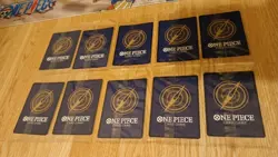 Set Of 10 Sealed Promo One Piece Card Treasure Booster Monkey.D.Luffy ST10-006 - Image 5