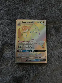 Salamence GX - 73/70 - Pokemon Dragon Majesty Sun & Moon Secret Rare Card NM - Image 1