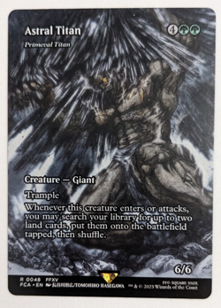 Astral Titan | Primeval Titan (0048) Final Fantasy FCA, Magic Mtg, Regular - NM! - Image 1
