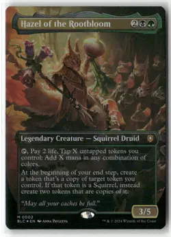 Hazel of the Rootbloom (Borderless) Commander: Bloomburrow Foil - Image 1