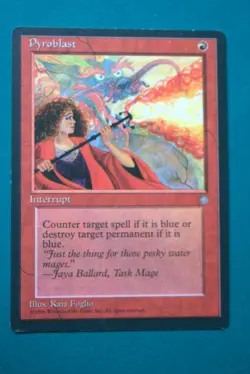 Pyroblast - MTG - Ice Age - Lightly Played - Magic the Gathering(2) - Image 1