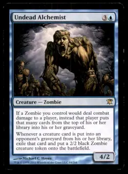 Undead Alchemist LP Light Play Innistrad MTG [11425] - Image 1