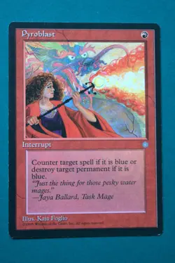 Pyroblast - MTG - Ice Age - Lightly Played - Magic the Gathering(1) - Image 1