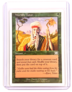 Worldly Tutor Classic MTG Core Set 6th Edition Regular - Image 1