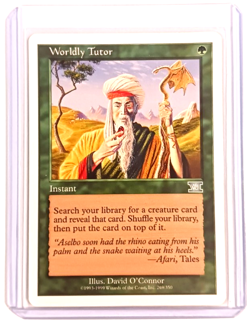 Worldly Tutor Classic MTG Core Set 6th Edition Regular - Image 3