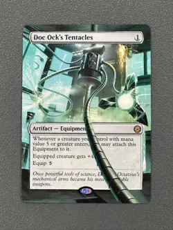 Doc Ock's Tentacles MTG Marvel's Spider-Man Hand Painted Borderless Altered Art - Image 1