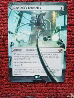 Doc Ock's Tentacles MTG Marvel's Spider-Man Hand Painted Borderless Altered Art - Image 2
