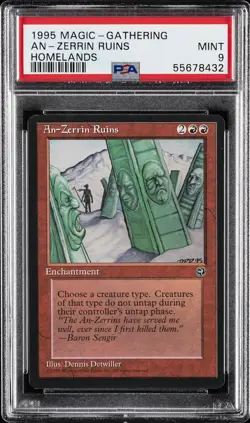 1995 MTG HOMELANDS AN-ZERRIN RUINS PSA 9 - Image 1