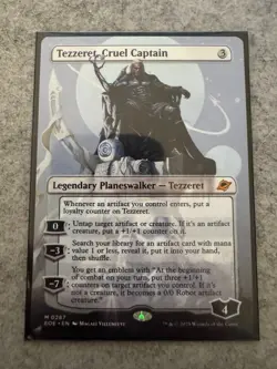 EOE0287 Tezzeret, Cruel Captain (Borderless) (Regular) MtG Edge of Eternities - Image 1
