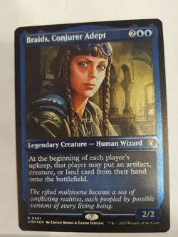 Braids, Conjurer Adept (Foil Etched) Commander Masters Foil - Image 1