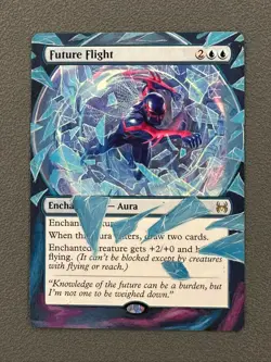 Future Flight MTG Marvels Spider-Man Eternal Hand Painted Borderless Altered Art - Image 1