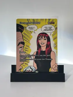 Marvel MTG Unexpected Windfall 0029 Instant Mary Jane Watson Red English - Image 1