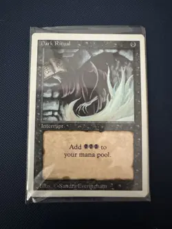 MTG - Magic The Gathering- Dark Ritual x3 Revised X1 4th Edition- LP/NM! - Image 3