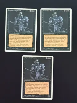 MTG - Hypnotic Specter - Core 4th Edition - Set of 3x- LP (Magic: The Gathering) - Image 1