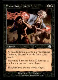Sickening Dreams LP Light Play Graveborn Deck MTG [8060] - Image 1