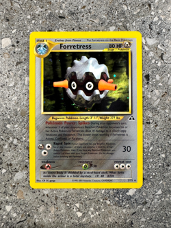 Pokemon TCG Cards Forretress 2/75 Neo Discovery Holo Rare EXC - Image 1