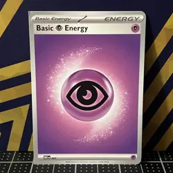 2025 Pokemon TCG || Miscut Corner Cut || Basic Psychic Energy MEE #005 - Image 2