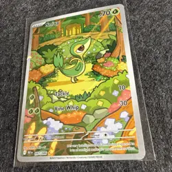 Snivy 087/086 Black Bolt Illustration Rare Holo English Pokemon TCG NM - Image 2