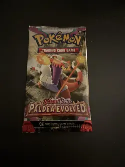 Heavy 22.33g Pokemon Sealed Paldea Evolved Booster Pack - Image 2