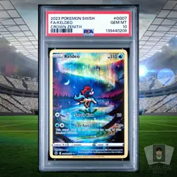 Keldeo 2023 Pokemon Sword & Shield Crown Zenith #GG07/GG70 PSA 10 GEM MINT - Image 1