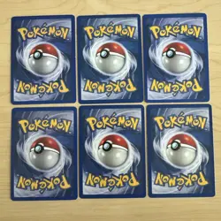 Lot of 6 Vintage 2000 Pokemon TCG Base Set 2 Trainers 101 104 106 108 116 124 - Image 2