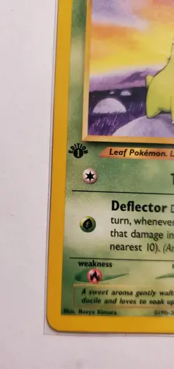 Chikorita 53/111 1st Edition Neo Genesis Common Pokemon TCG 2000 NM - Image 2