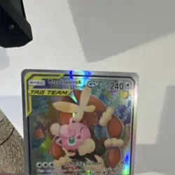 Pokemon Mega Lopunny & Jigglypuff GX 226/236 Full Art TAG TEAM Holo Ultra Rare - Image 3