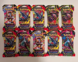 10x Pokemon TCG: Mega Evolution - Phantasmal Flames Sleeved Booster Pack - Image 1