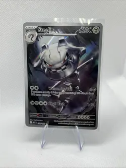 Steelix 150/132 Illustration Rare Pokemon ME01: Mega Evolution *NM* - Image 1