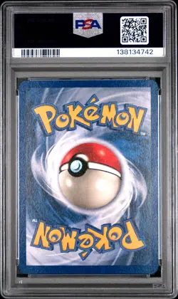 1999 POKEMON JUNGLE PROMO FRUIT ROLL PROMO #56 MEOWTH-GOLD BORDER PSA 8 - Image 2