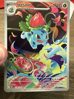 Ivysaur 134/132 Illustration Rare Megas Evolutions Pokemon Card - Image 1